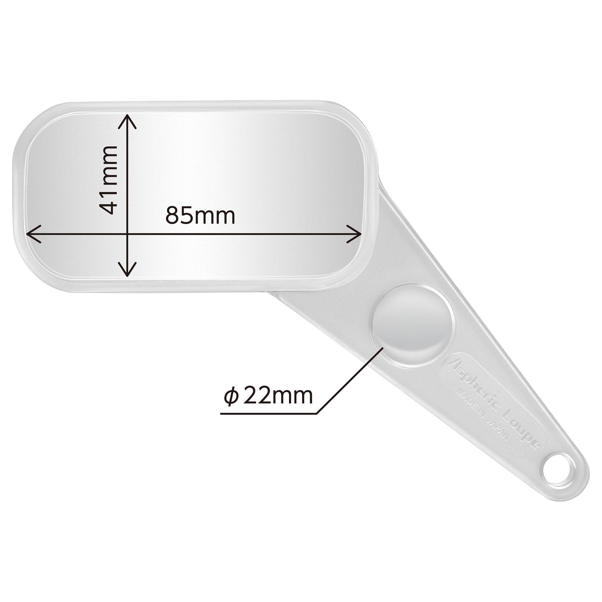 Amazon | ハクバ HAKUBA 非球面ルーペ S 2.5倍 拡大鏡 虫眼鏡 角形